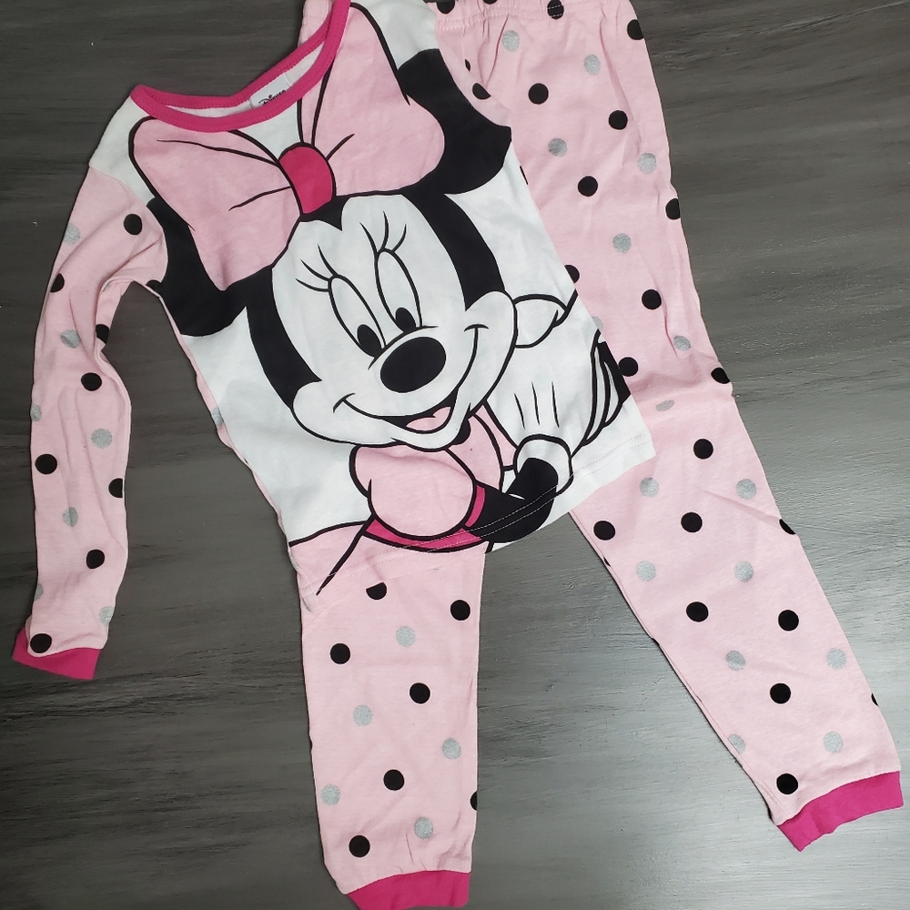 Little Girl's Minnie Mouse Pajama Set size 5T